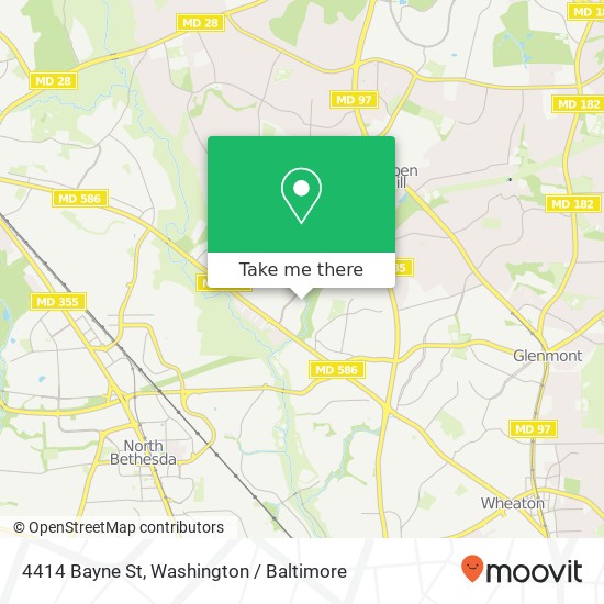 4414 Bayne St, Rockville, MD 20853 map