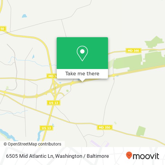 6505 Mid Atlantic Ln, Salisbury, MD 21804 map