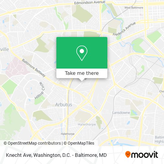 Knecht Ave map