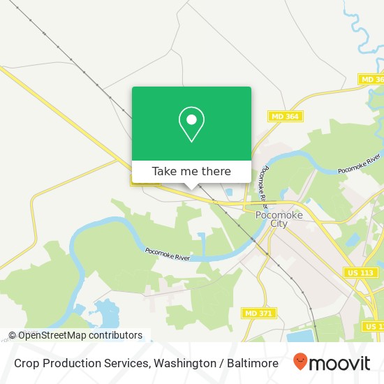 Crop Production Services, 7311 Ocean Hwy map