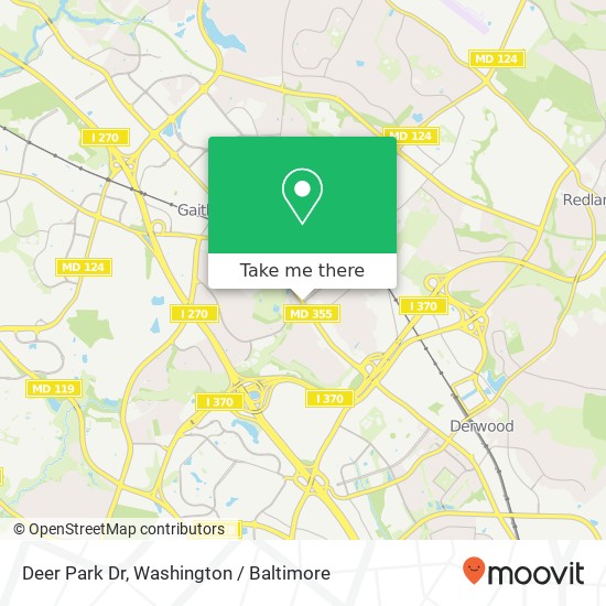 Deer Park Dr, Gaithersburg, MD 20877 map