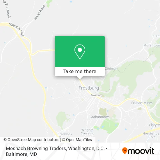 Meshach Browning Traders map