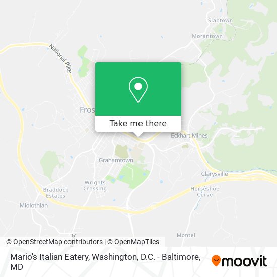 Mario's Italian Eatery map