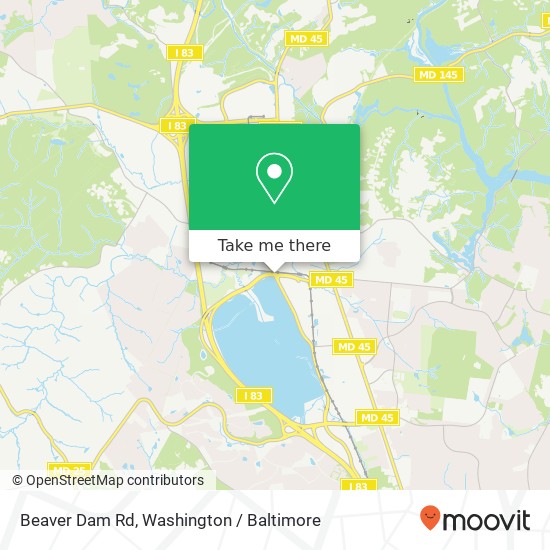 Mapa de Beaver Dam Rd, Cockeysville, MD 21030