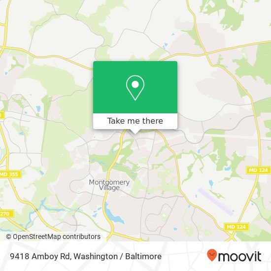 9418 Amboy Rd, Montgomery Village, MD 20886 map