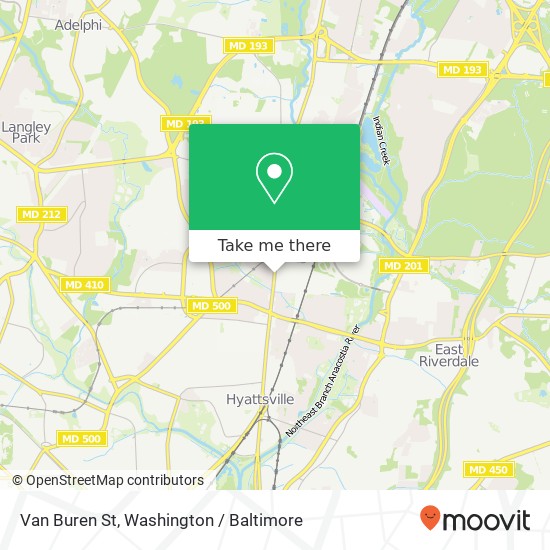 Van Buren St, University Park, MD 20782 map