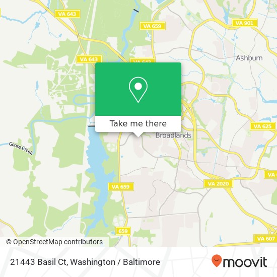 21443 Basil Ct, Ashburn, VA 20148 map