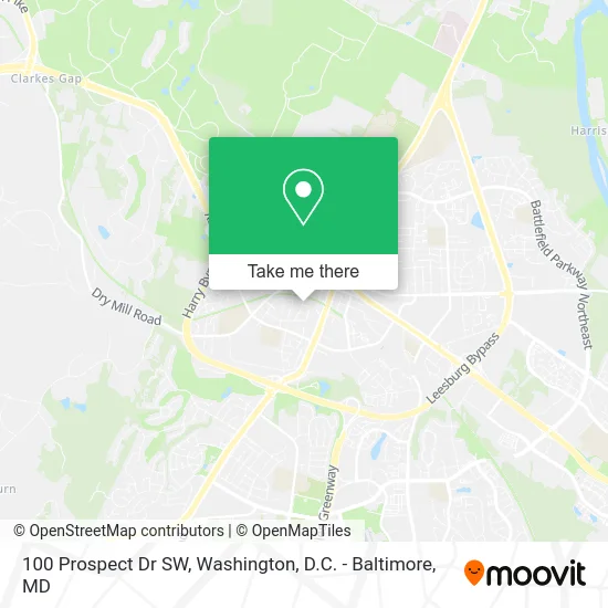 100 Prospect Dr SW map