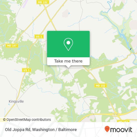 Mapa de Old Joppa Rd, Joppa, MD 21085