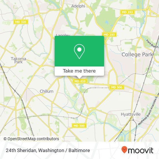 24th Sheridan, Hyattsville, MD 20782 map