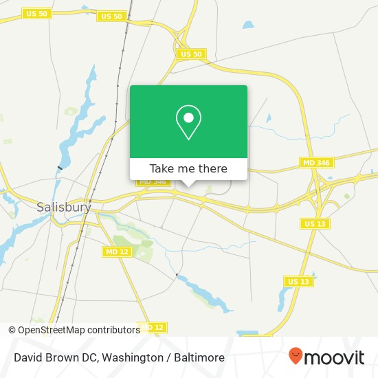 David Brown DC, 1324 Belmont Ave map