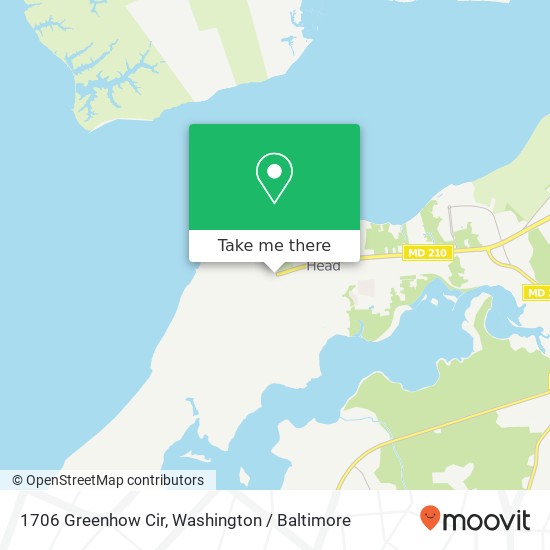 1706 Greenhow Cir, Indian Head, MD 20640 map