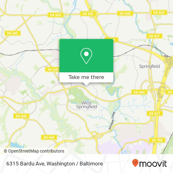 6315 Bardu Ave, Springfield, VA 22152 map