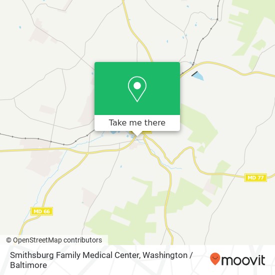 Mapa de Smithsburg Family Medical Center, 22911 Jefferson Blvd
