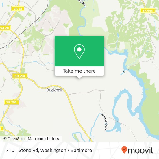 Mapa de 7101 Stone Rd, Manassas, VA 20111