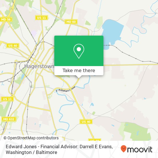 Edward Jones - Financial Advisor: Darrell E Evans map