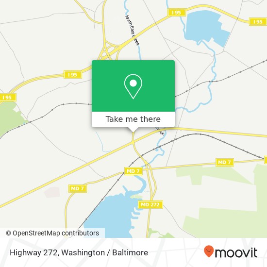 Mapa de Highway 272, North East, MD 21901