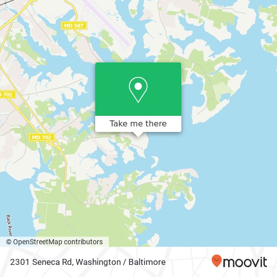 Mapa de 2301 Seneca Rd, Essex, MD 21221