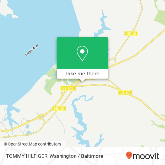 Mapa de TOMMY HILFIGER, 221 Outlet Center Dr