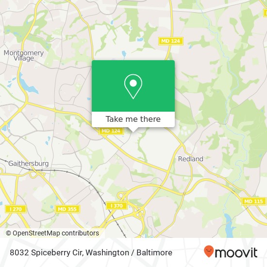 8032 Spiceberry Cir, Gaithersburg, MD 20877 map