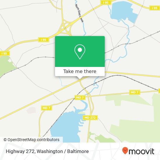 Mapa de Highway 272, North East, MD 21901