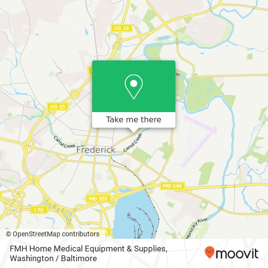 Mapa de FMH Home Medical Equipment & Supplies, 605 E Church St