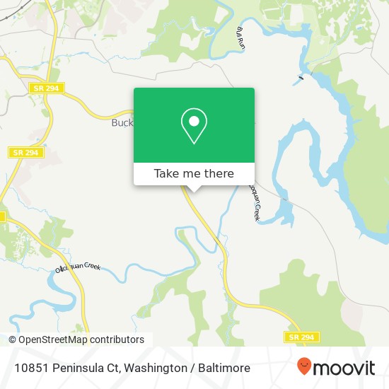 Mapa de 10851 Peninsula Ct, Manassas, VA 20111