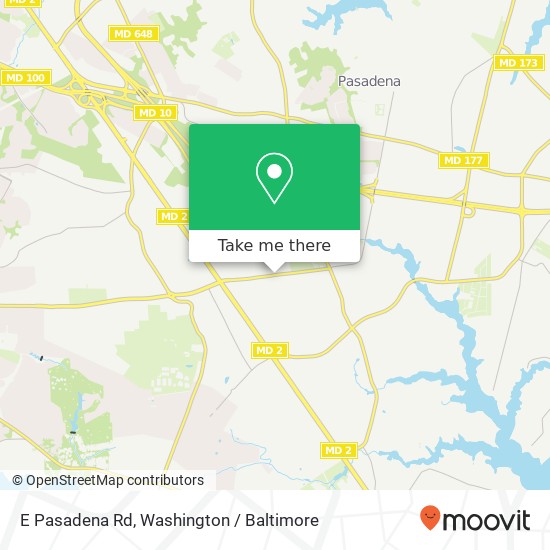 Mapa de E Pasadena Rd, Pasadena, MD 21122