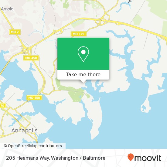 205 Heamans Way, Annapolis, MD 21409 map