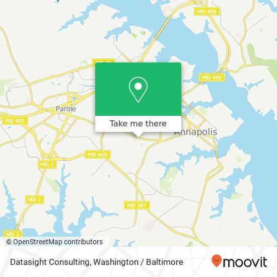 Mapa de Datasight Consulting, 1125 West St