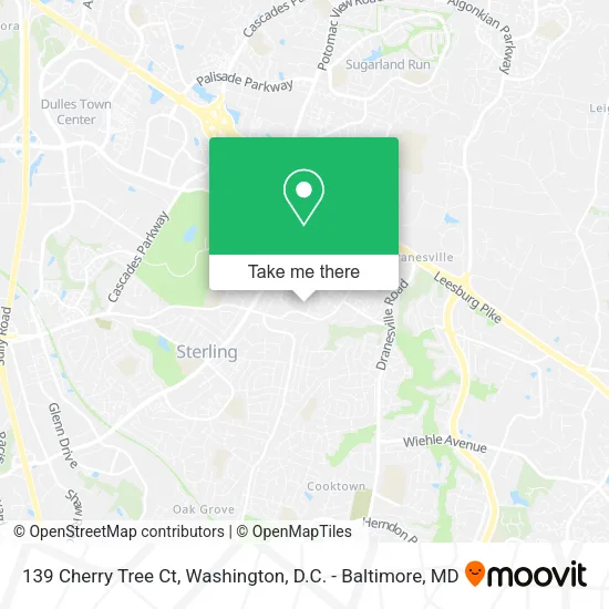 Mapa de 139 Cherry Tree Ct