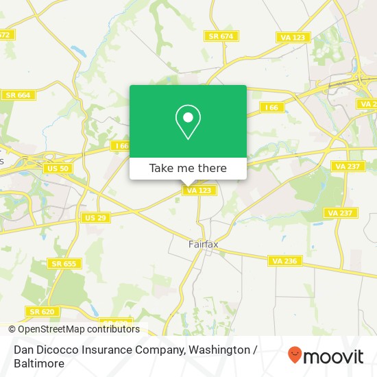 Dan Dicocco Insurance Company, Farr Ave map