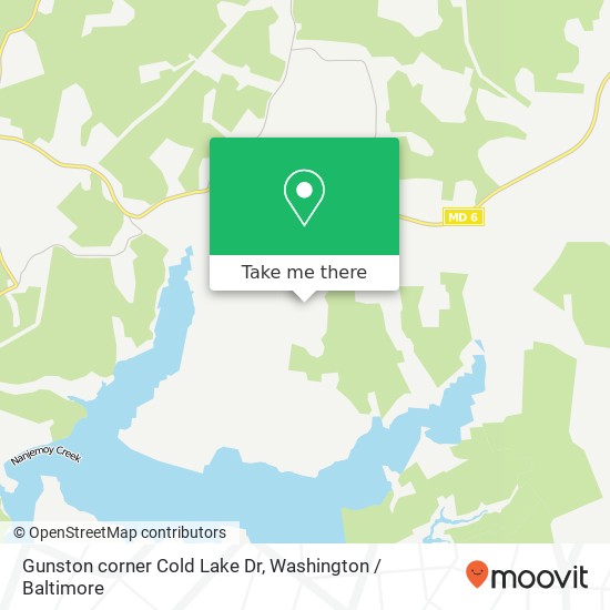 Gunston corner Cold Lake Dr, Welcome, MD 20693 map