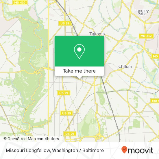 Missouri Longfellow, Washington, DC 20011 map