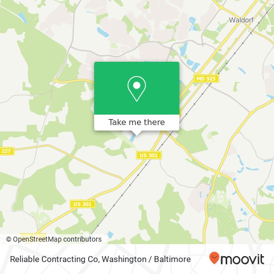 Reliable Contracting Co, 10315 Theodore Green Blvd map