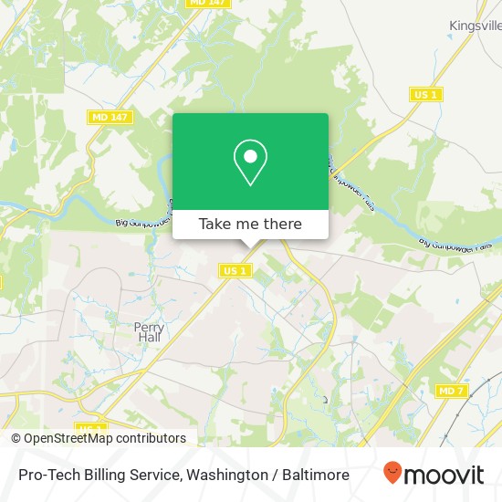 Pro-Tech Billing Service, 9660 Belair Rd map