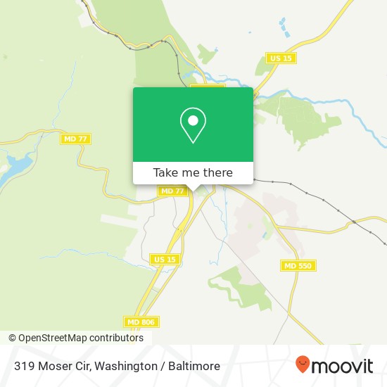 319 Moser Cir, Thurmont, MD 21788 map