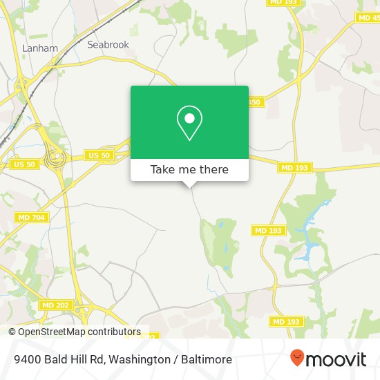 9400 Bald Hill Rd, Bowie, MD 20721 map