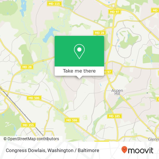 Mapa de Congress Dowlais, Rockville, MD 20853