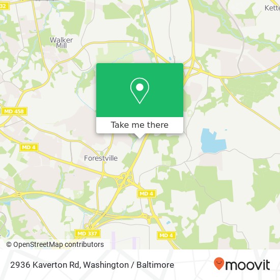 2936 Kaverton Rd, District Heights, MD 20747 map