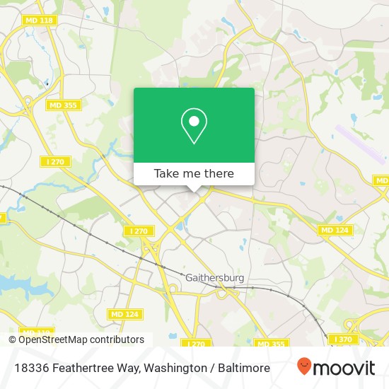 18336 Feathertree Way, Montgomery Village, MD 20886 map