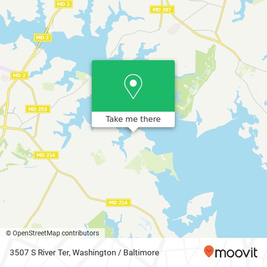 3507 S River Ter, Edgewater, MD 21037 map