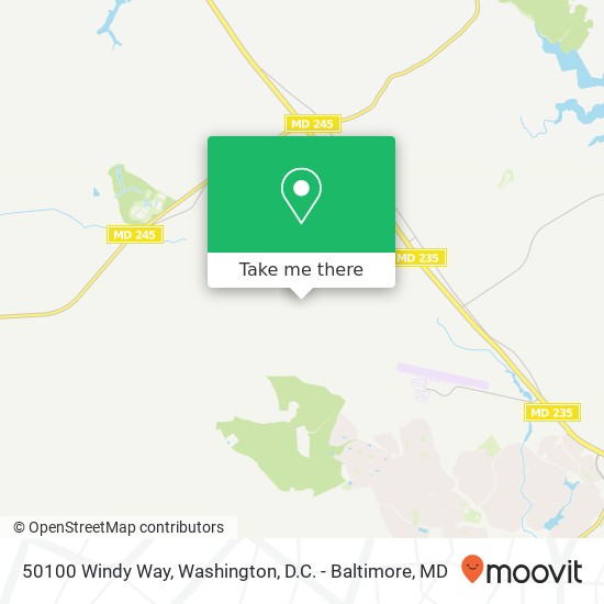 50100 Windy Way, Hollywood, MD 20636 map