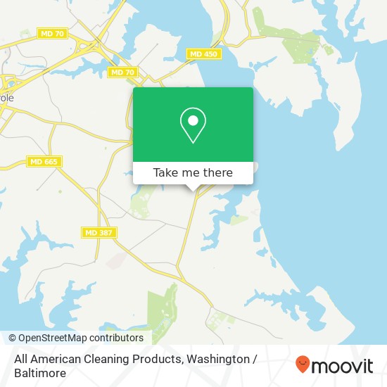 Mapa de All American Cleaning Products, 914 Bay Ridge Ave