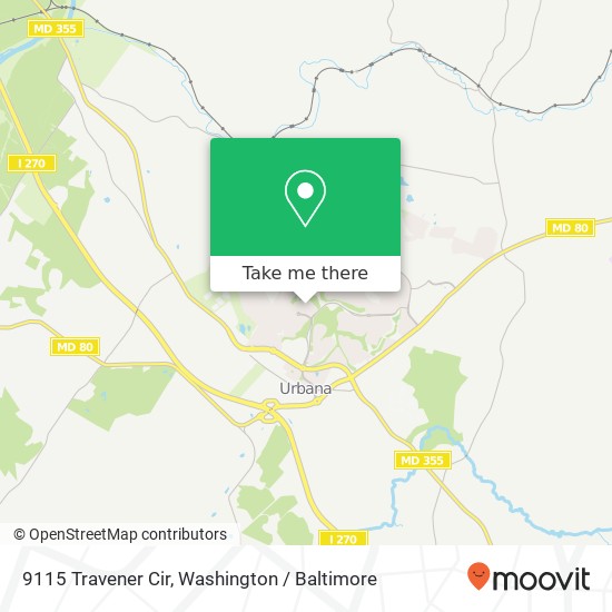 9115 Travener Cir, Frederick, MD 21704 map