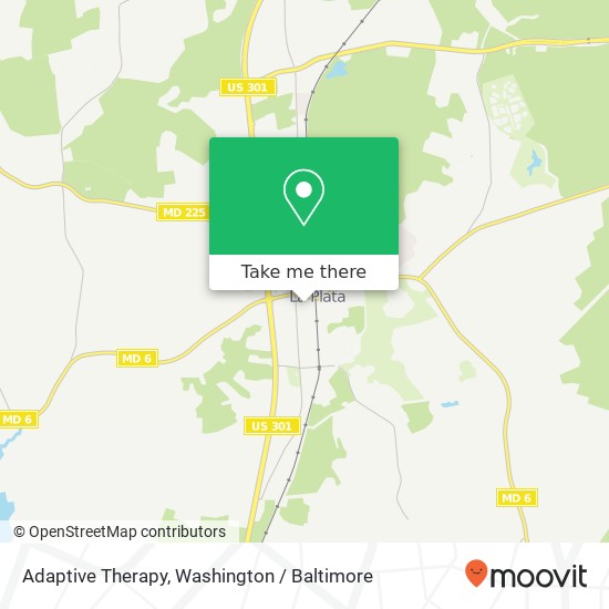 Mapa de Adaptive Therapy, 109 La Grange Ave