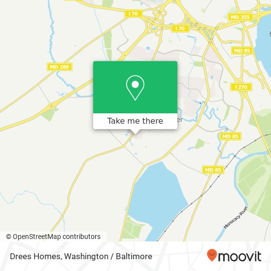Drees Homes map