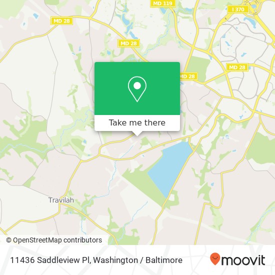 Mapa de 11436 Saddleview Pl, Gaithersburg, MD 20878