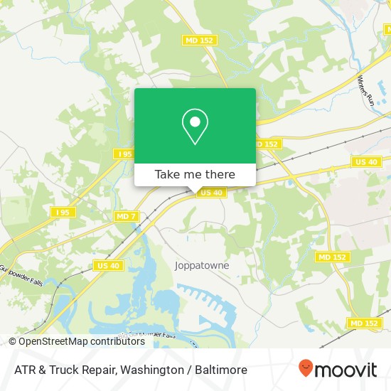 ATR & Truck Repair, 424 Pulaski Hwy map