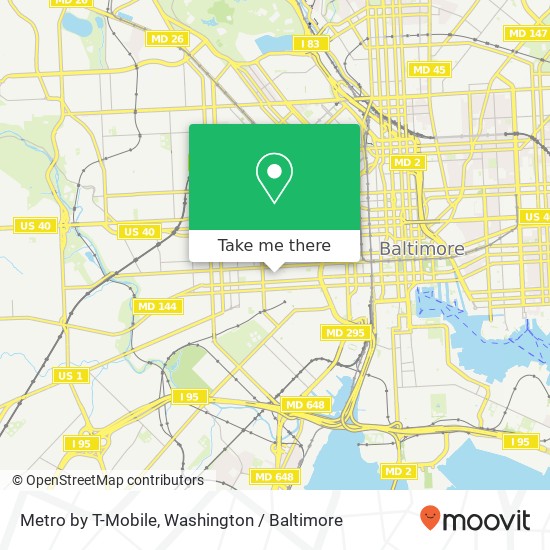 Metro by T-Mobile, 26 S Arlington Ave map